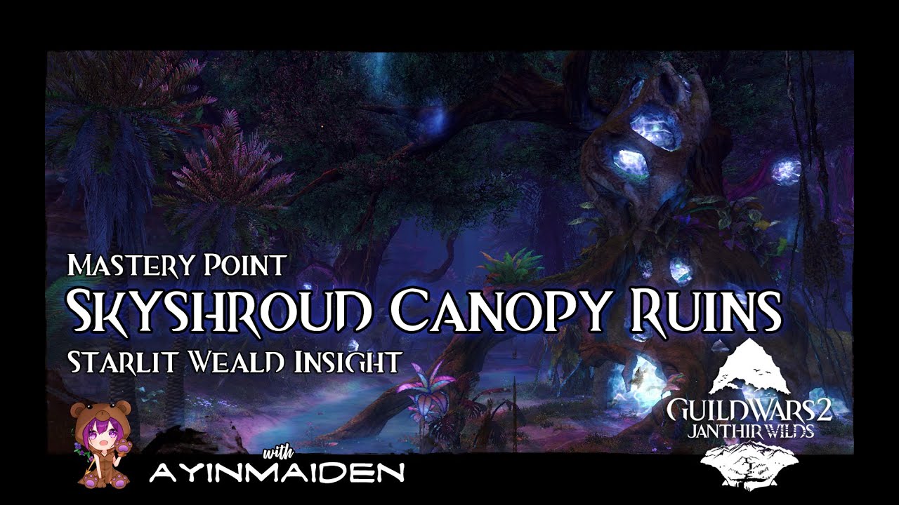 GW2 Starlit Weald Insight: Руины Skyshroud Canopy