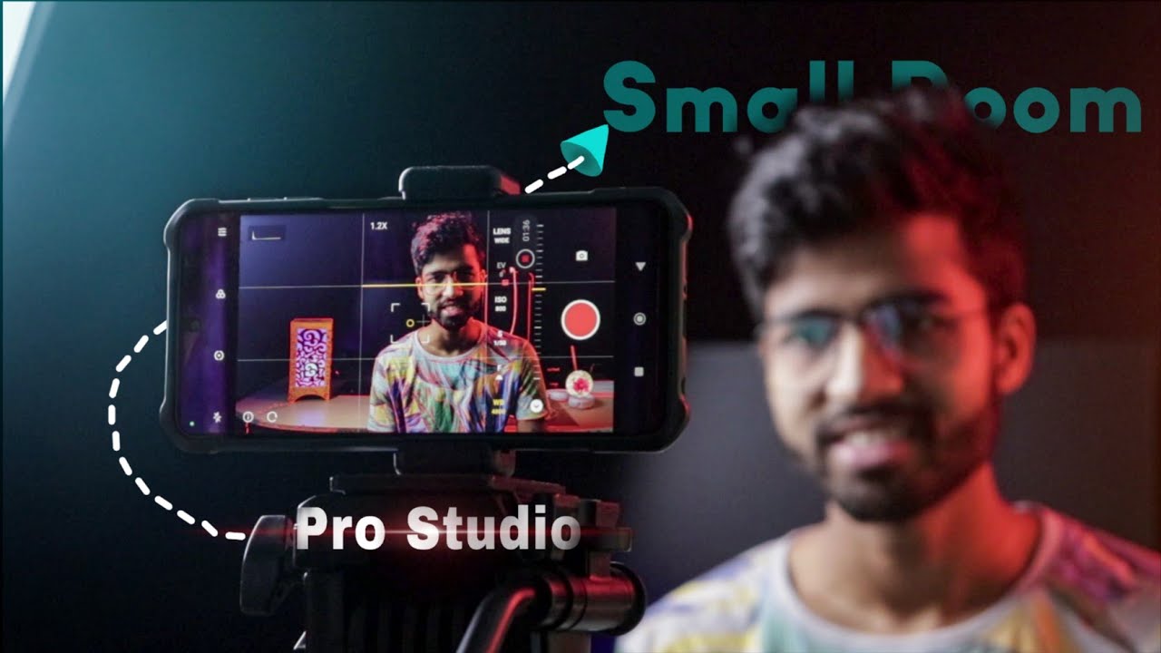 Dope SMARTPHONE YouTube Setup in a small room.