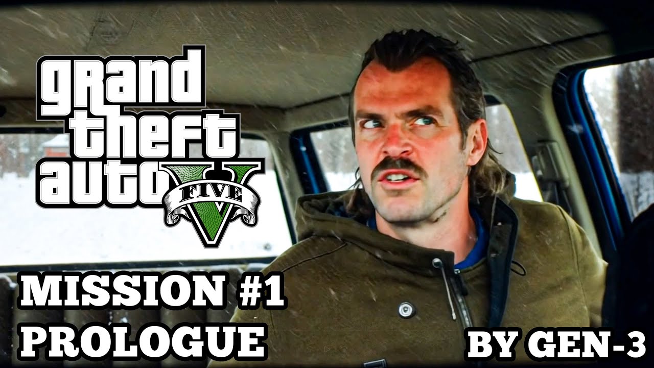 GTA 5 - Миссия №1 Переосмыслена ИИ в стиле RealLife | Выглядит ОЧЕНЬ...