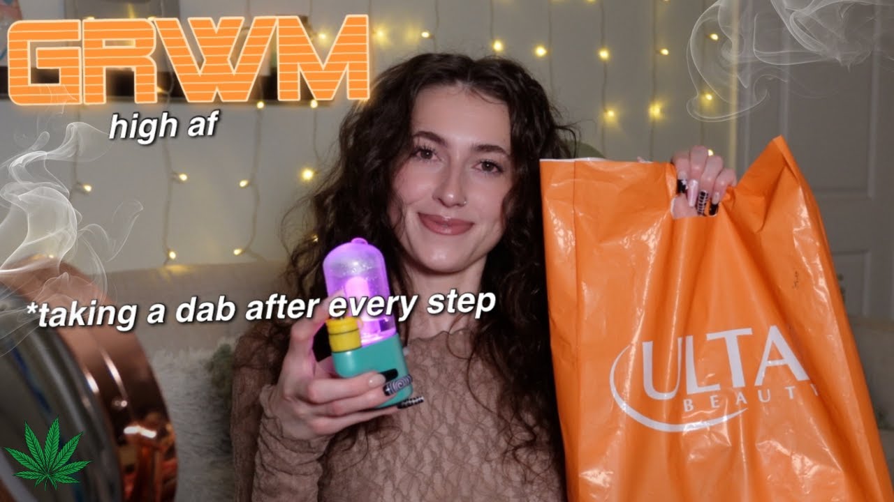 GRWM high: taking a hit after every step of my makeup