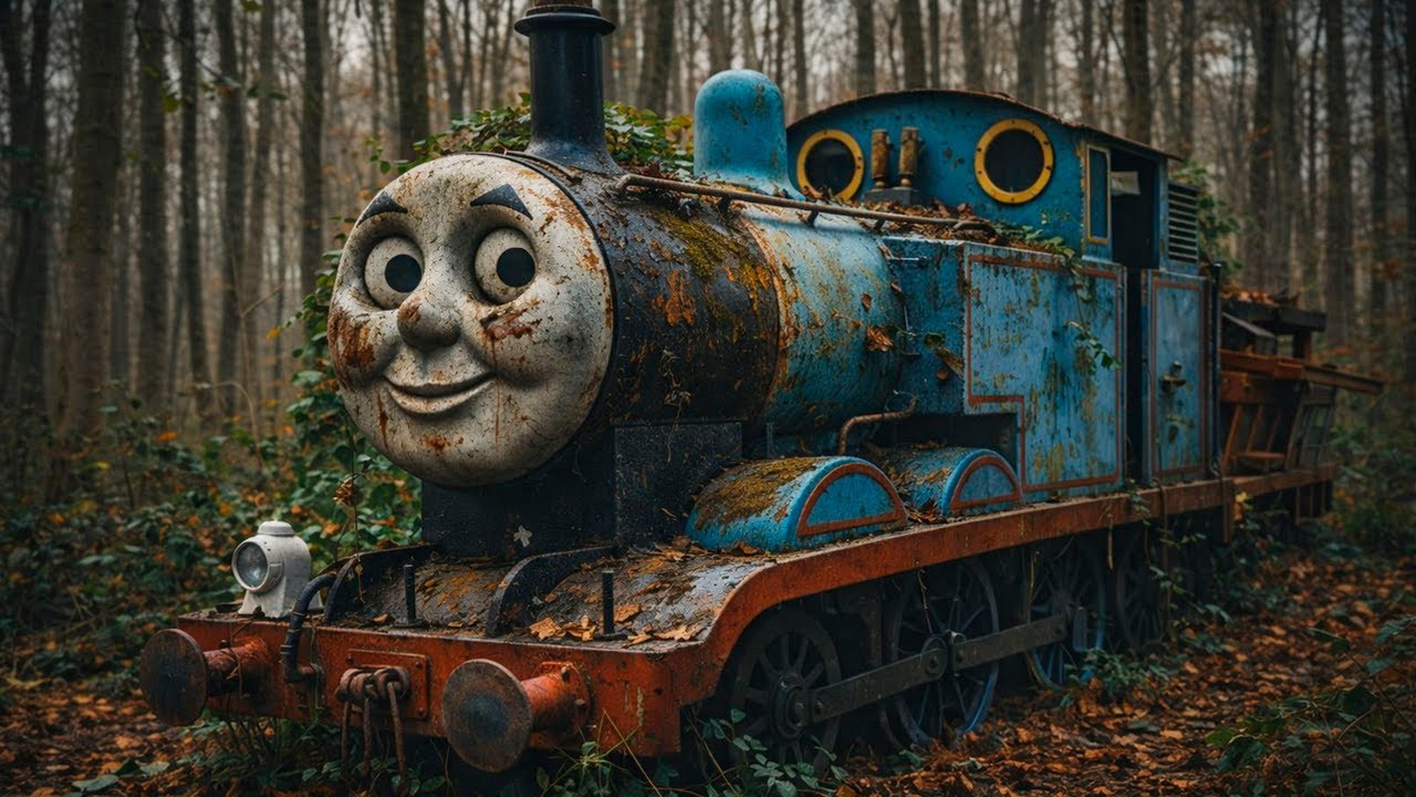 ASMR Car Restoration! I Found THOMAS TRAIN Deep in the Woods 🌲 | Complete Rebuild