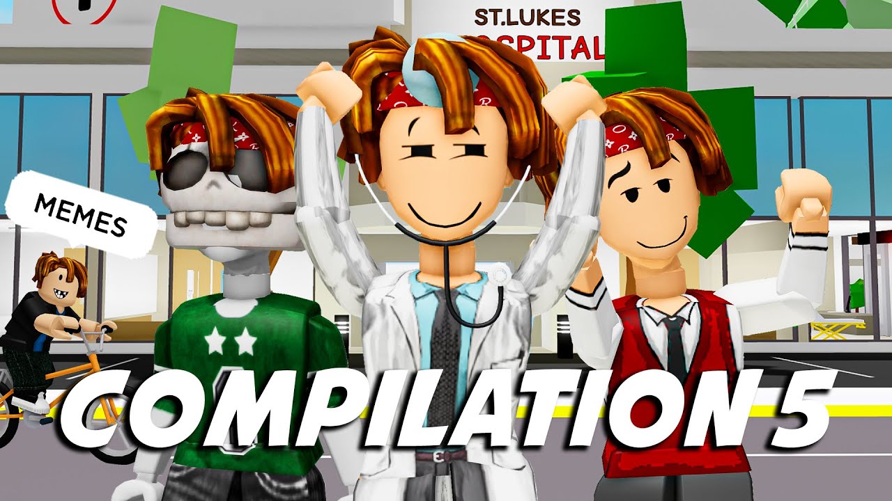 A NORMAL LIFE IN BROOKHAVEN / ROBLOX Brookhaven 🏡RP - FUNNY MOMENTS COMPILATION #5