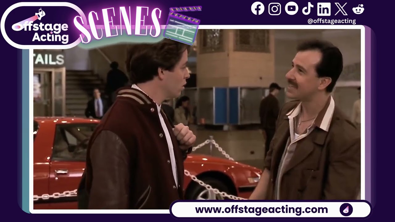 Bruno Kirby Rips Off Matthew Broderick in The Freshman: OFFSTAGE ACTING SCENES!