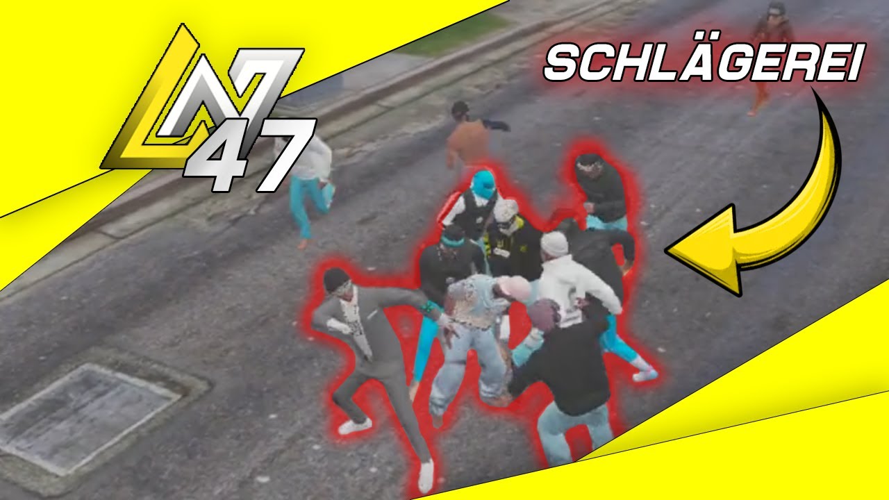 DIE KRASSESTE SCHLÄGEREI IN GTA RP😱!!! Latenight-V Highlights #47