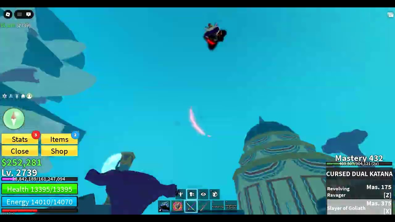 My 1st blox fruits video