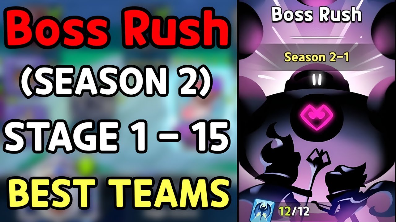 Boss Rush Season 2 Stage 1-15 BEST TEAMS GUIDE I Cookie Run Kingdom (NEW)