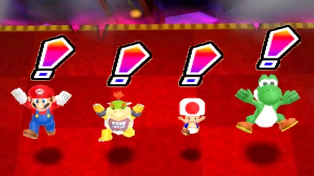 Mario Party Island Tour - Minigames - Mario vs Bowser Jr vs Yoshi vs Toad (Master Cpu)