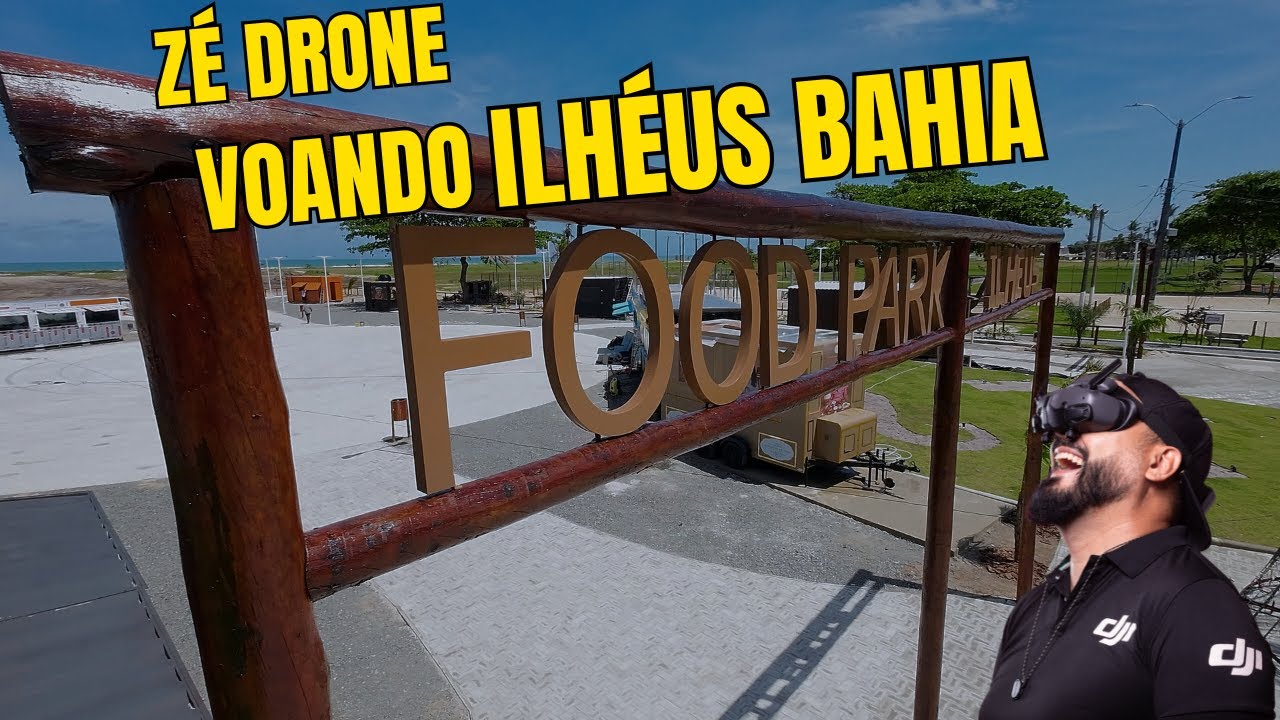 ZÉ DRONE REGISTRA OBRAS FOOD PARK EM ILHÉUS BAHIA
