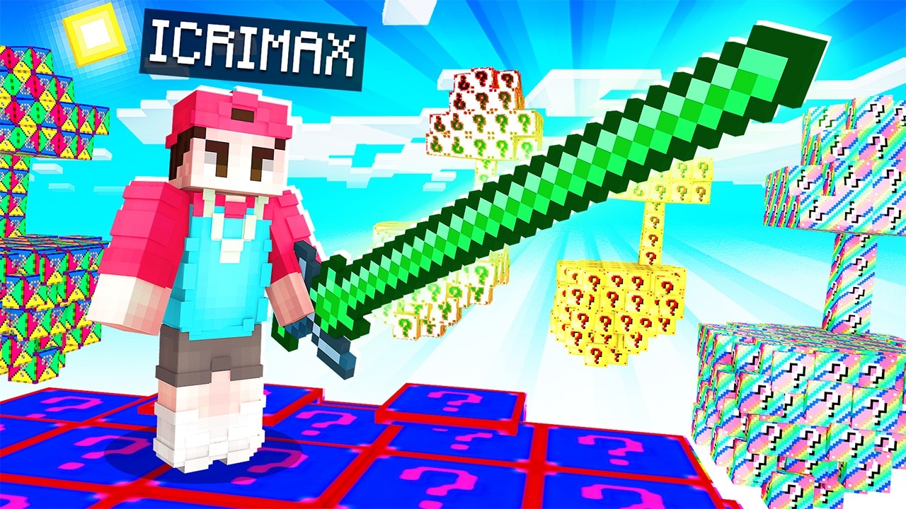24 Stunden ÜBERLEBEN auf LUCKY BLOCK INSELN in Minecraft!