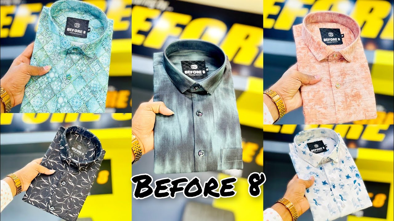 Before 8 Branded Shirt Manufacturers / Premium Maharashtra Taste