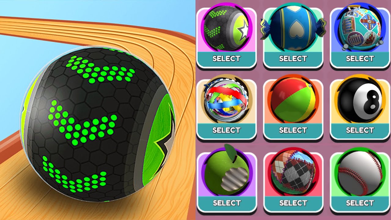 Going Balls Speedrun, Funny Fails, Challenge, Portal Run, Hard Level Android, iOS Gameplay 76