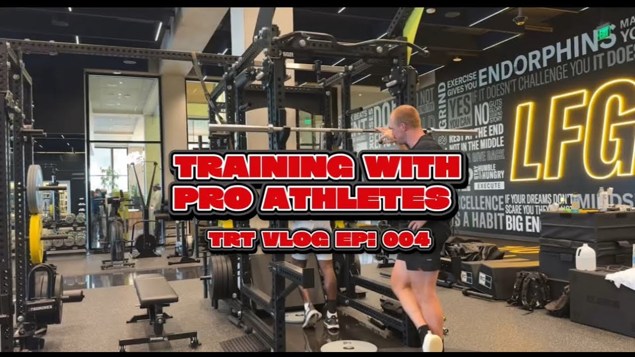 TRT Vlog Ep: 004; Training with pro athletes