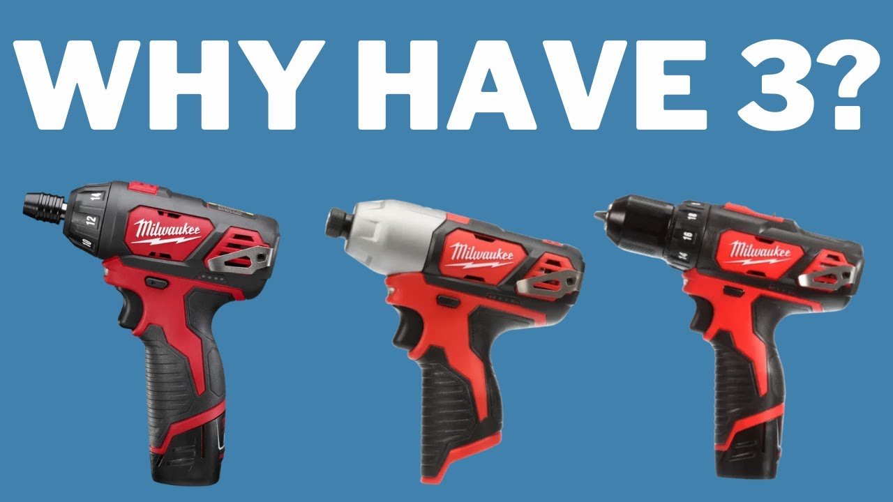 Milwaukee M12 Drill vs Screwdriver vs Impact - Why Would You Need All Three?