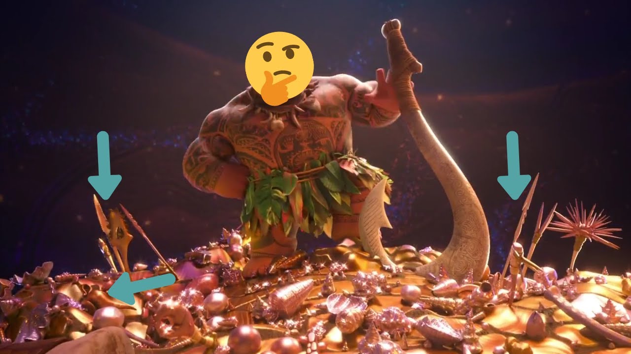 Moana Easter Eggs, gizli detaylar.Moana Easter Eggs, hidden details
