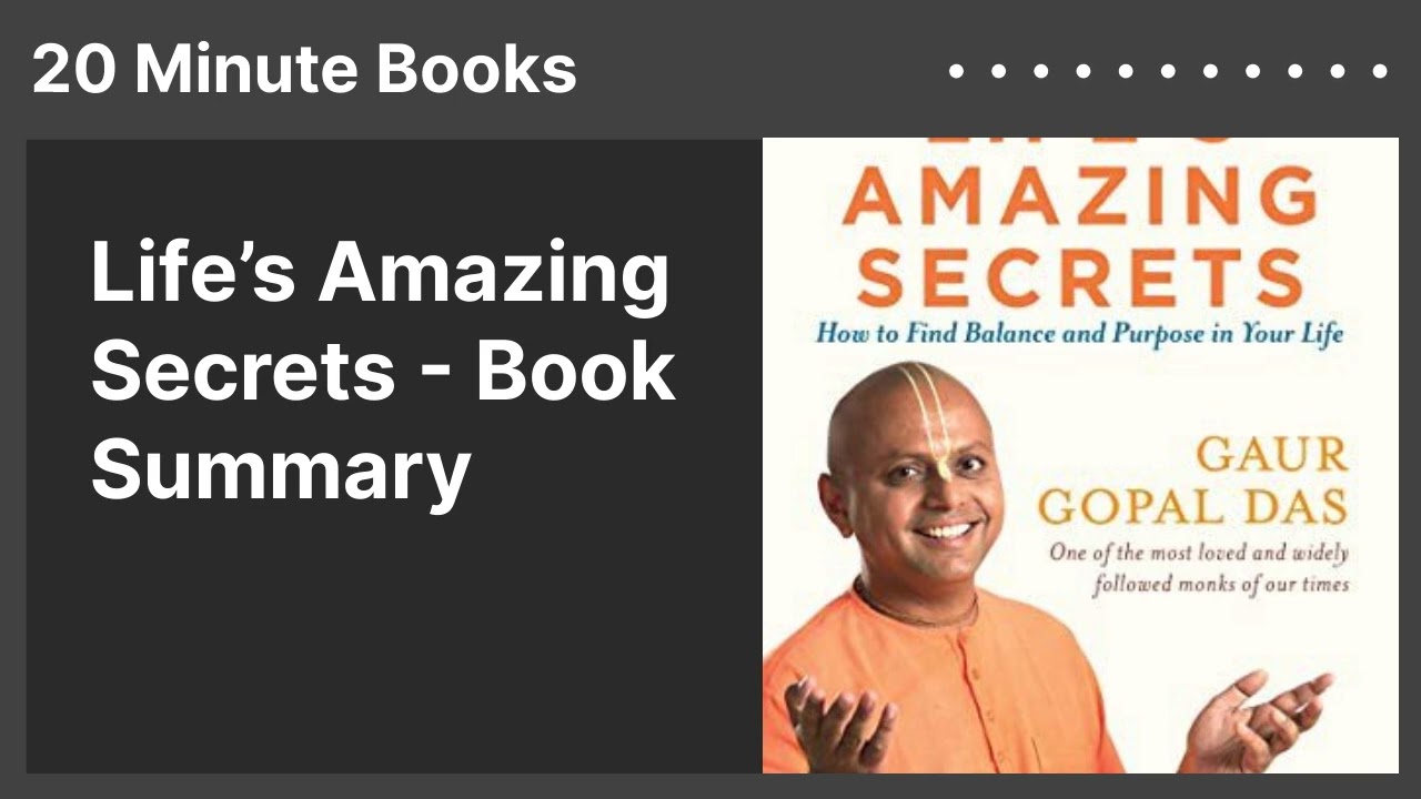 Life&rsquo;s Amazing Secrets - Book Summary