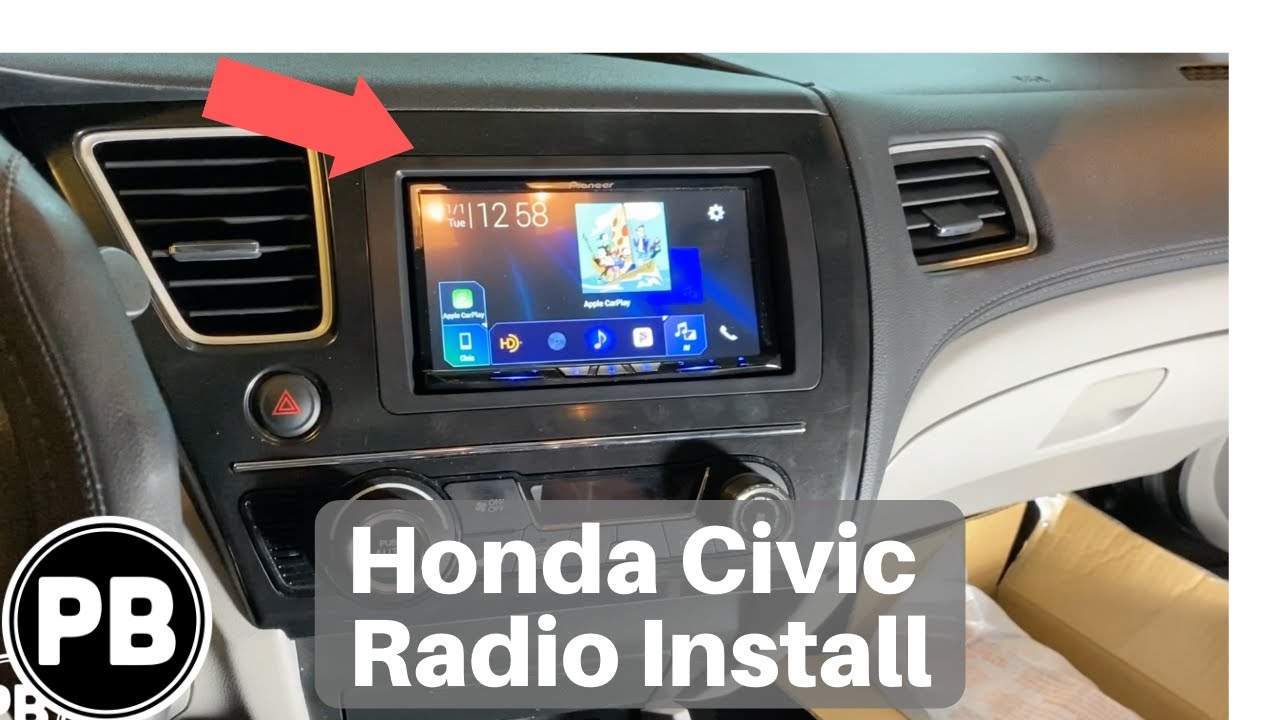 2012 - 2015 Honda Civic Radio Install
