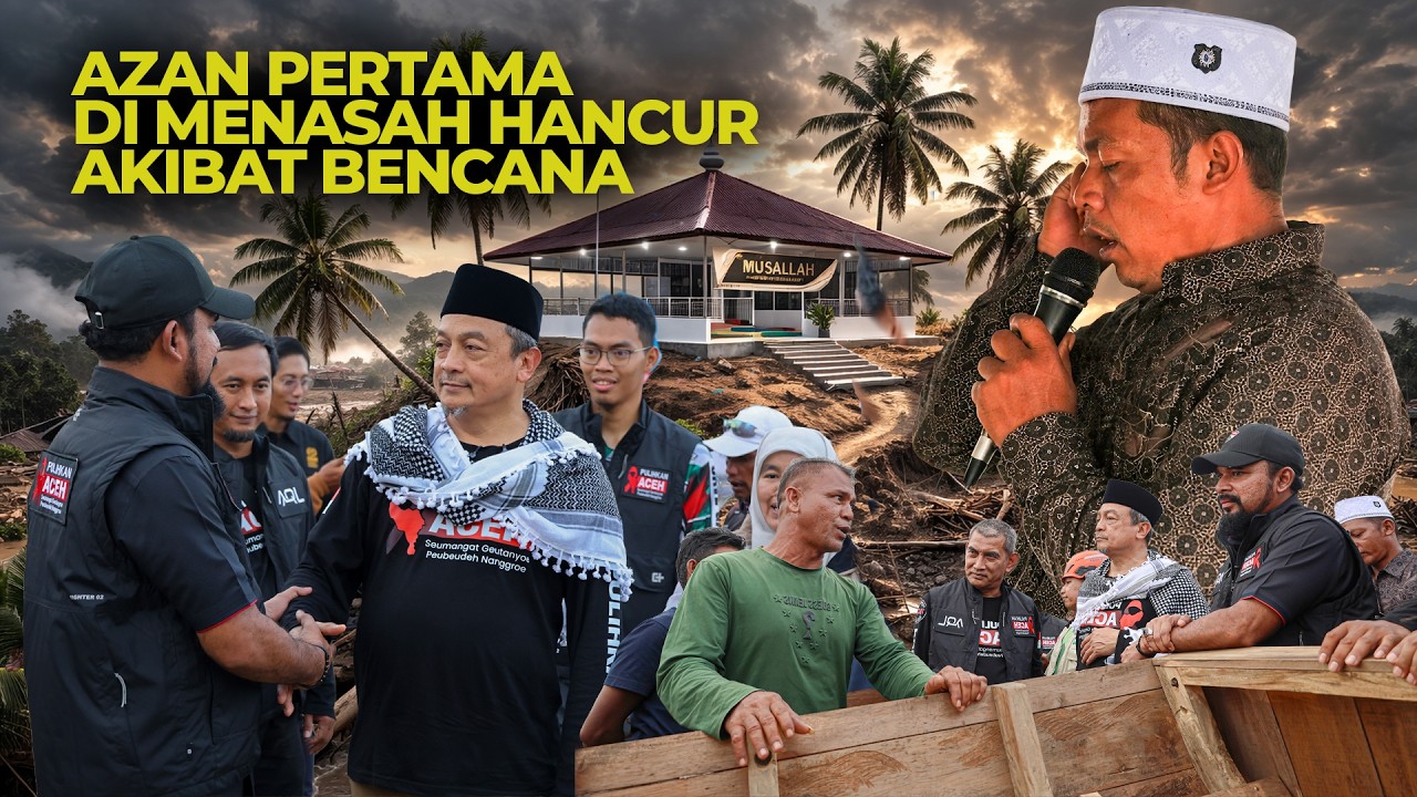 Ramadhan Penuh Haru! Menasah Hancur Akibat Banjir Bandang Kini Resmi Berdiri Kembali