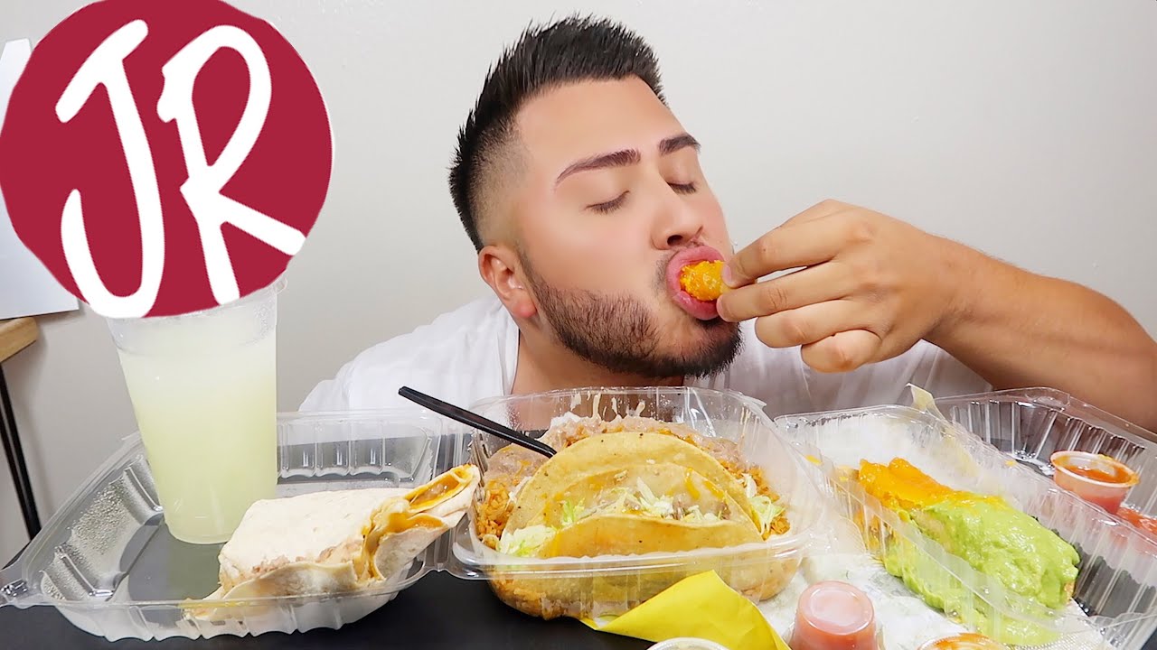 Miguel’s Jr MEXICAN FOOD MUKBANG