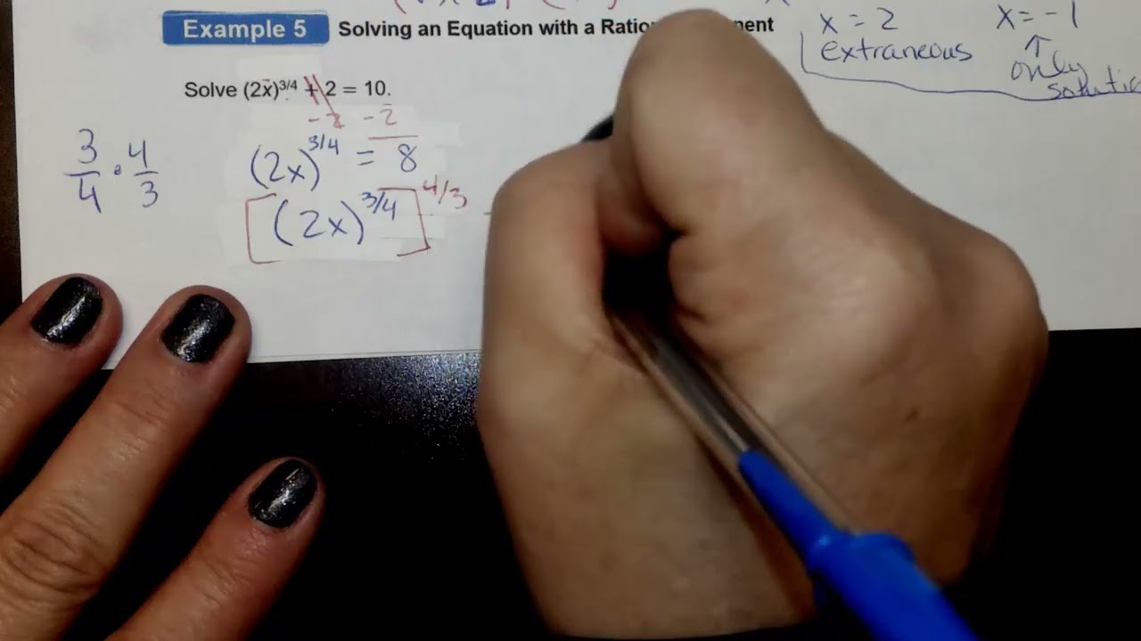Lesson 5.5 Part 2 Solving Radical Equations