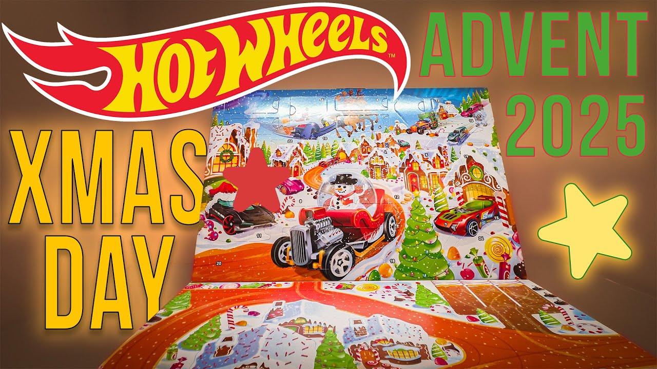 Рождественский набор Hot Wheels 2025, день 25