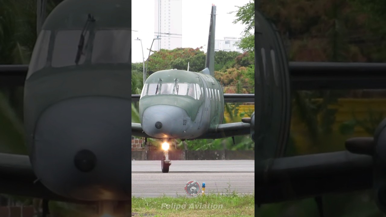 Embraer EMB-110 Bandeirante C-95BM FAB Esquadr&atilde;o Pastor #shorts #short #viral