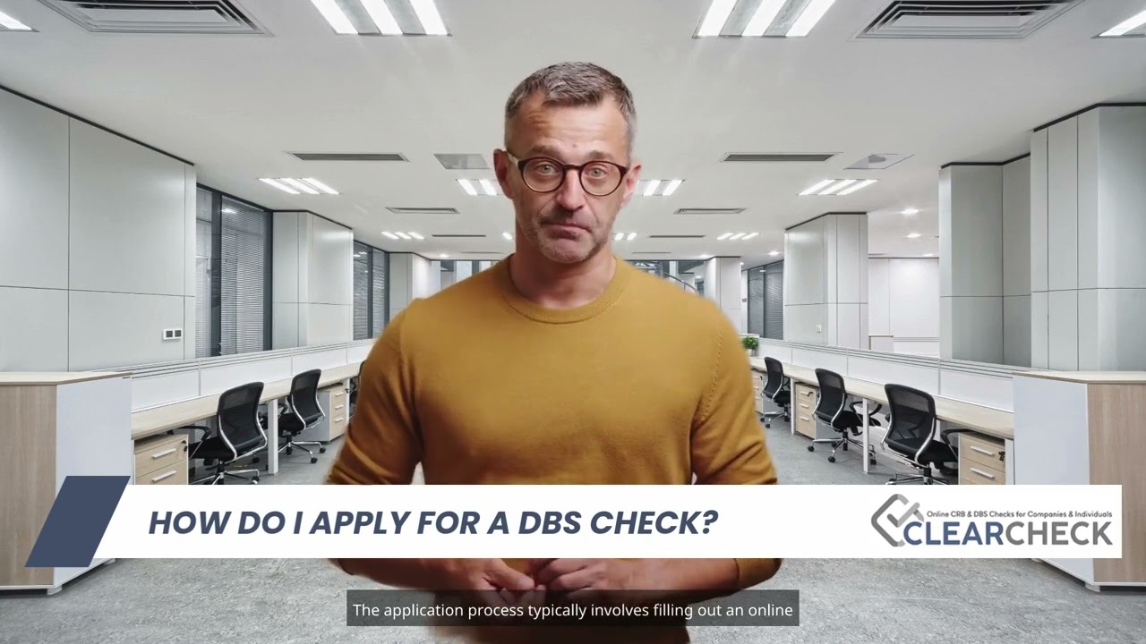 How do I apply for a DBS check?