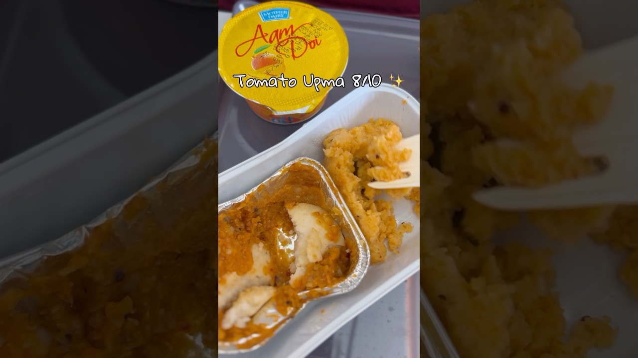 что я ел на борту A320 Air India 🇮🇳✈️✨ Обзор еды на борту 🥨🥯 #рейс #обзорееды #airindia #видеоблог