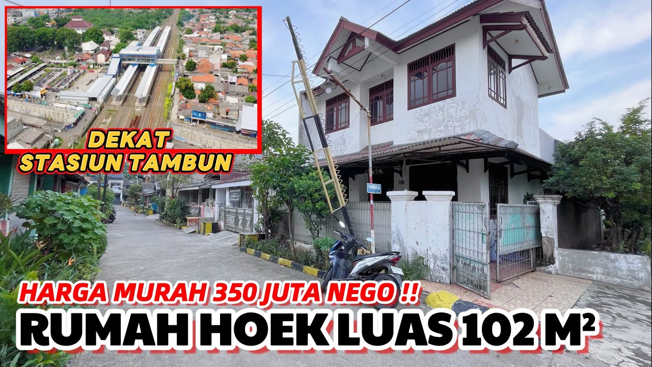 DI JUAL BU !! RUMAH HUUK 2 LANTAI TIPE 90/102 || 3 KM TIDUR || 2 MENIT STASIUN TAMBUN 