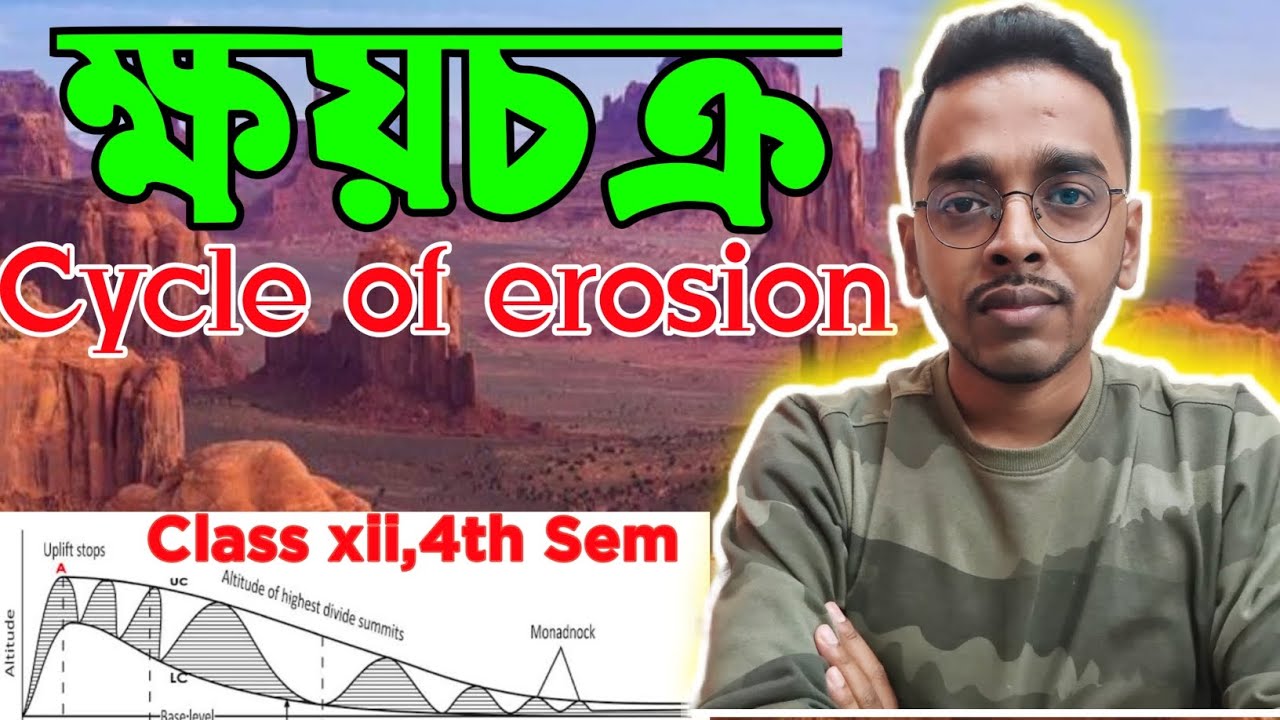 Cycle of erosion | ক্ষয়চক্র | Explain by #sanjibansir 