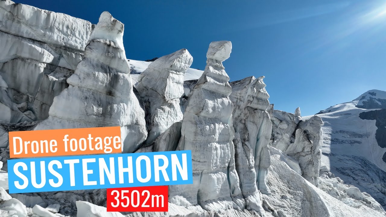 Climbing the Sustenhorn (3'502m) from the Tierbergli hut, Switzerland