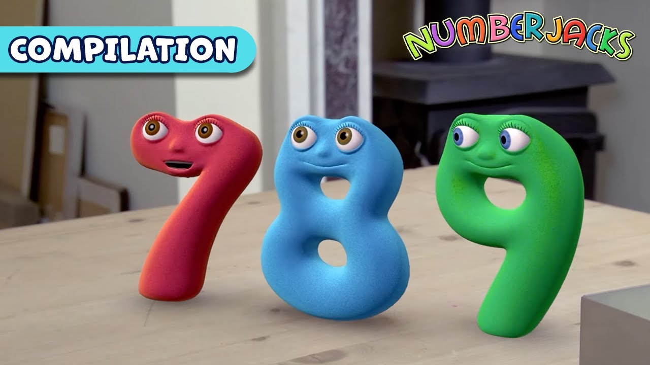 What Are Number Patterns – 1, 2 and 3? | Count With The Numberjacks | Compilation