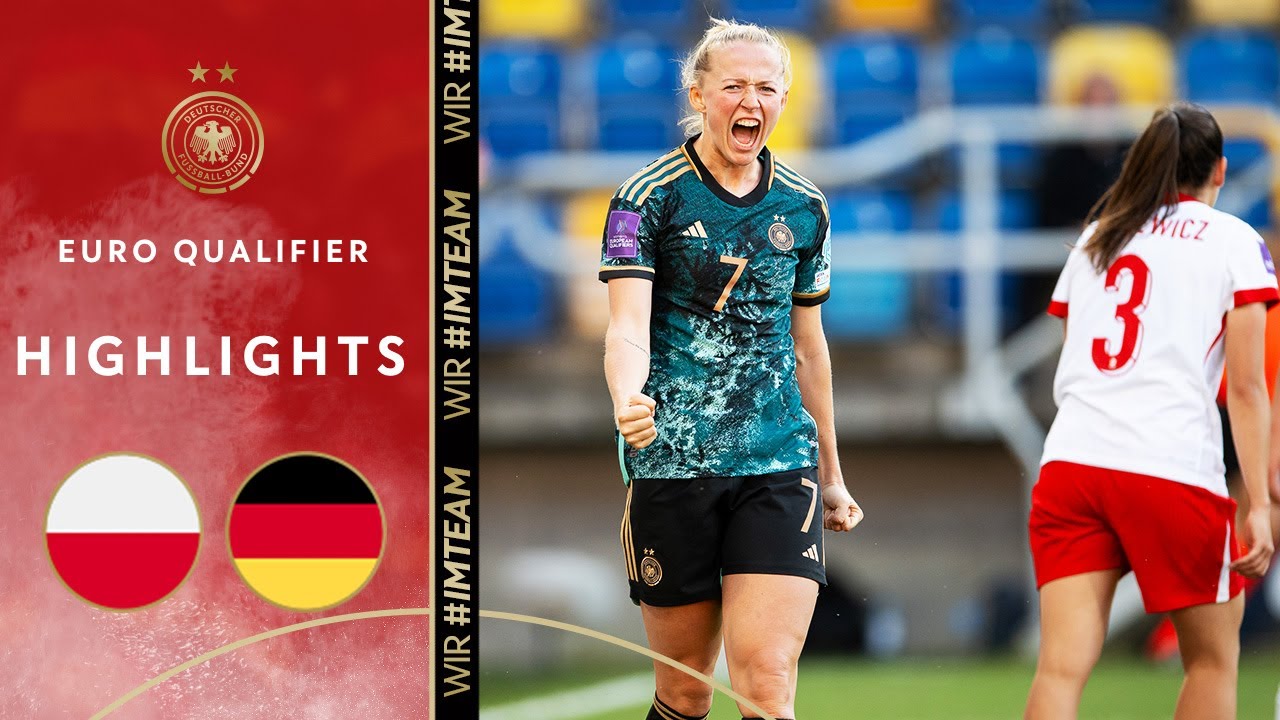 European Championship ticket secured! |  Poland vs. Germany 1-3 | Highlights | Euro Qualifiers