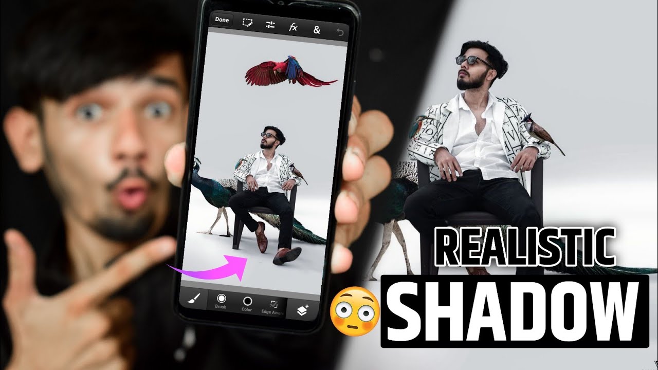 How To Make Realistic Shadow Like Vijay Mahar in Android 😳
