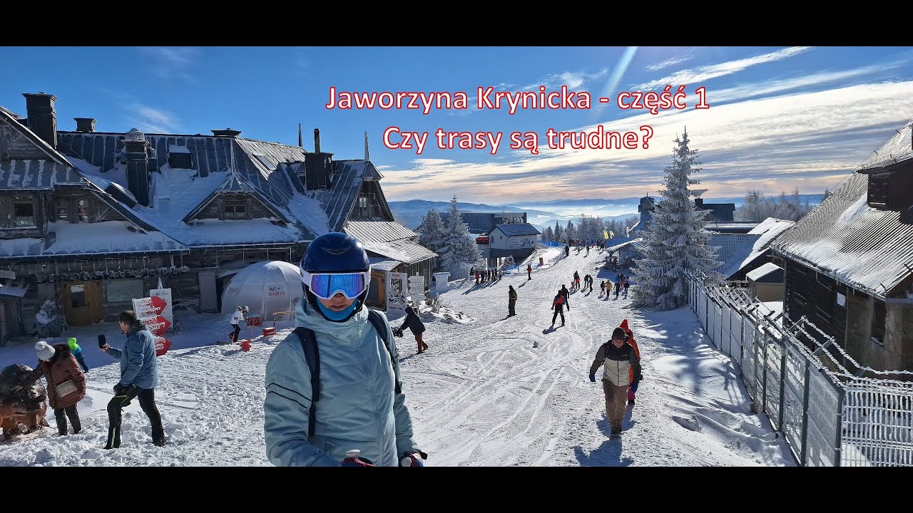 Jaworzyna Krynicka 2026 (część 1) - czy trasy narciarskie są trudne? Super warunki narciarskie!