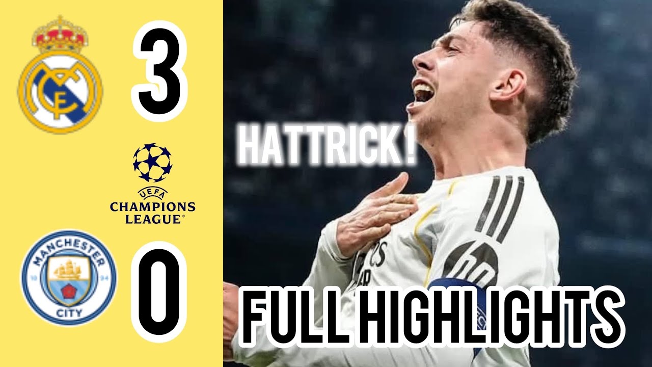REAL MADRID 3-0 MAN CITY - EXTENDED Highlights | F. Valverde Hattrick! | UCL 25/26 • Fan View