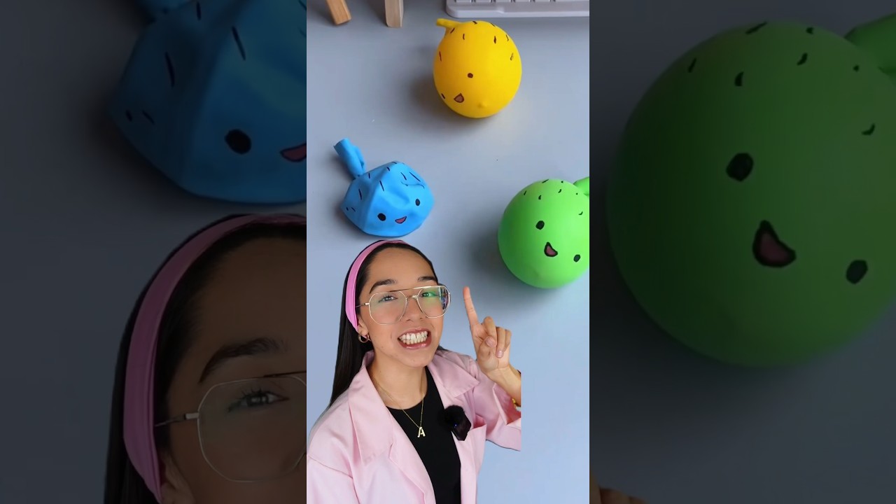 C&oacute;mo hacer un PEZ GLOBO de vinagre y bicarbonato - Experimentos caseros para ni&ntilde;os