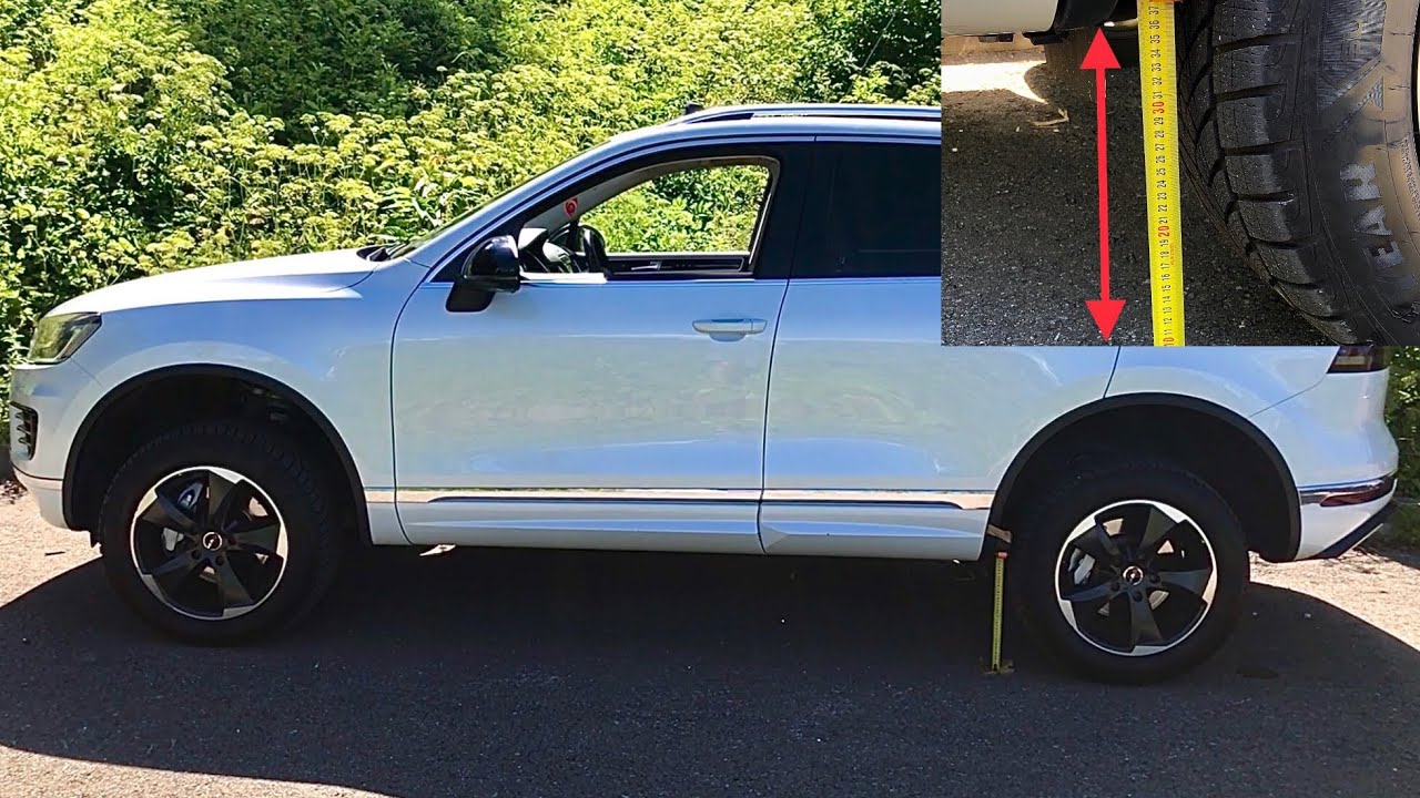 VW Touareg 7P 3.0 TDI (262 hp) AIR SUSPENSION - How high the ground clearance is?