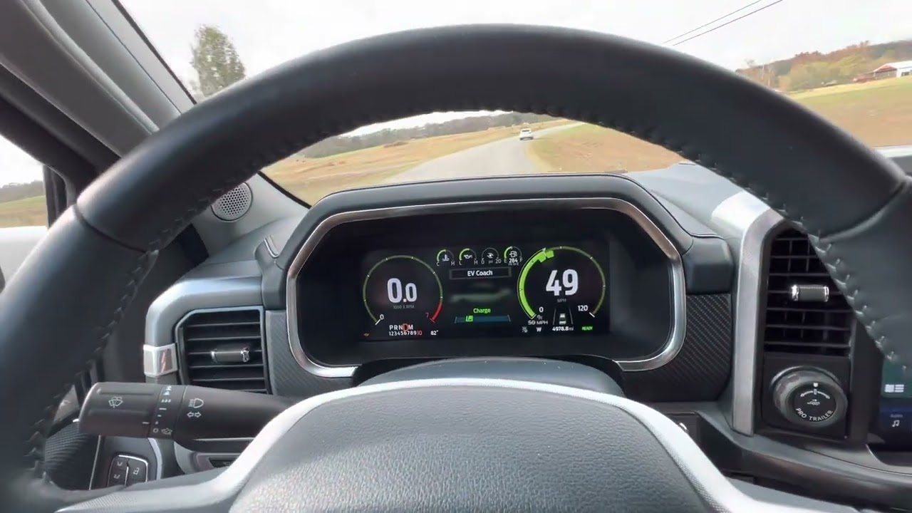 2022 Ford F-150 Powerboost Limited road test fuel economy in eco mode, PT2