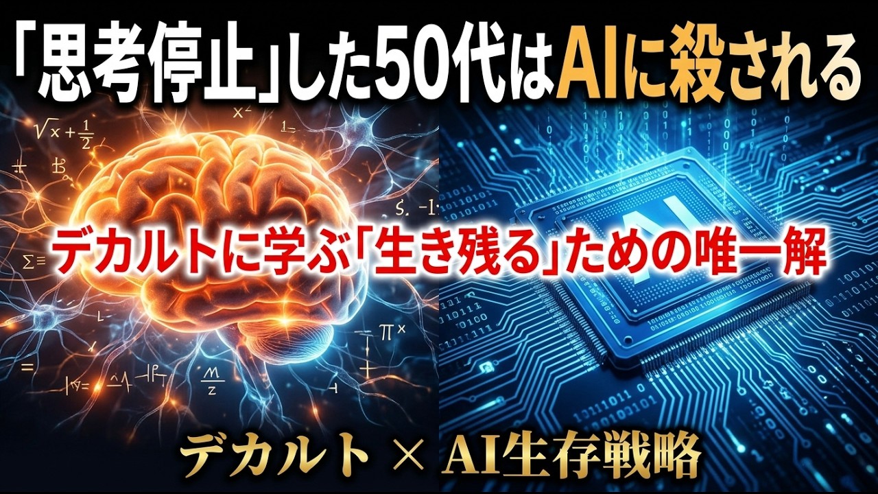 デカルトの方法的懐疑に学ぶ｜ビジネスパーソンが情報に騙されない唯一の方法#デカルト #AI時代 #50代ビジネスマン #思考法#哲学 #50代