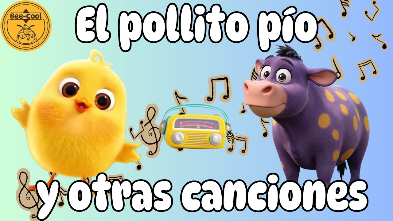 El Pollito Pulcino y Sus Amigos 🐥🐶🐷 | Súper Compilación de Canciones de Animales para Niños 🎶