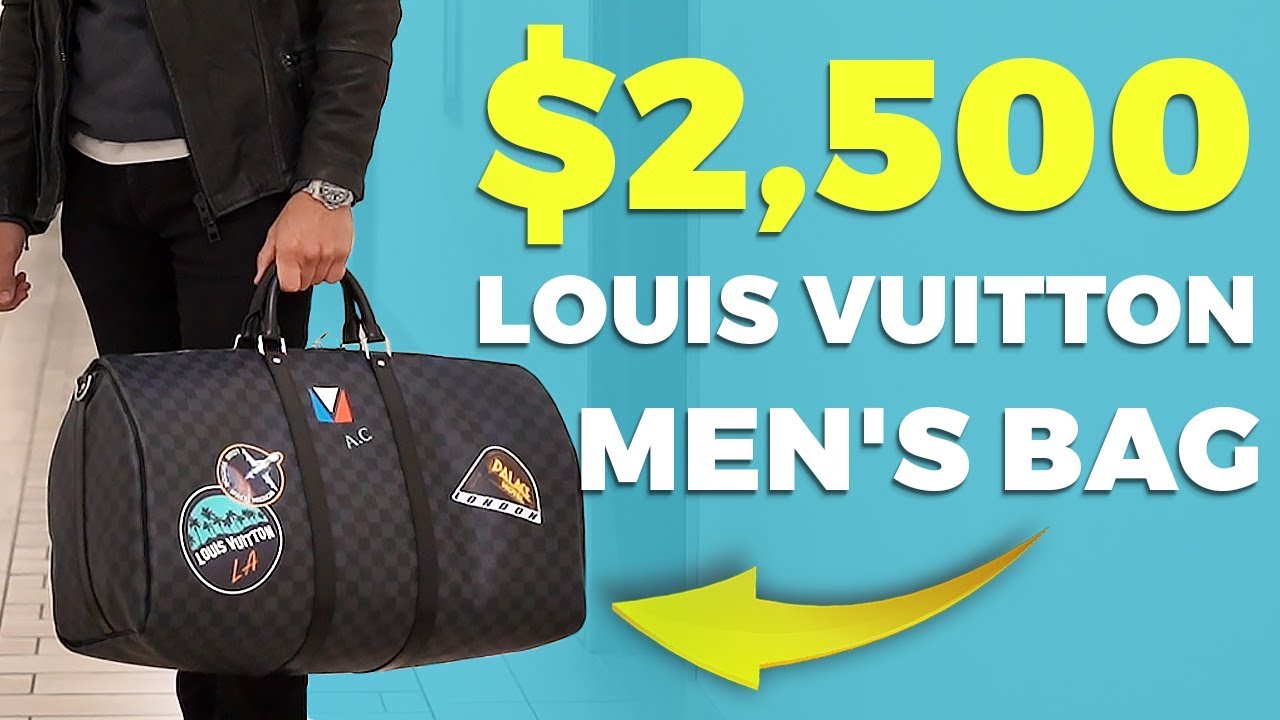 Unboxing $2,500 Louis Vuitton Men's Bag | Custom Keepall | Alex Costa