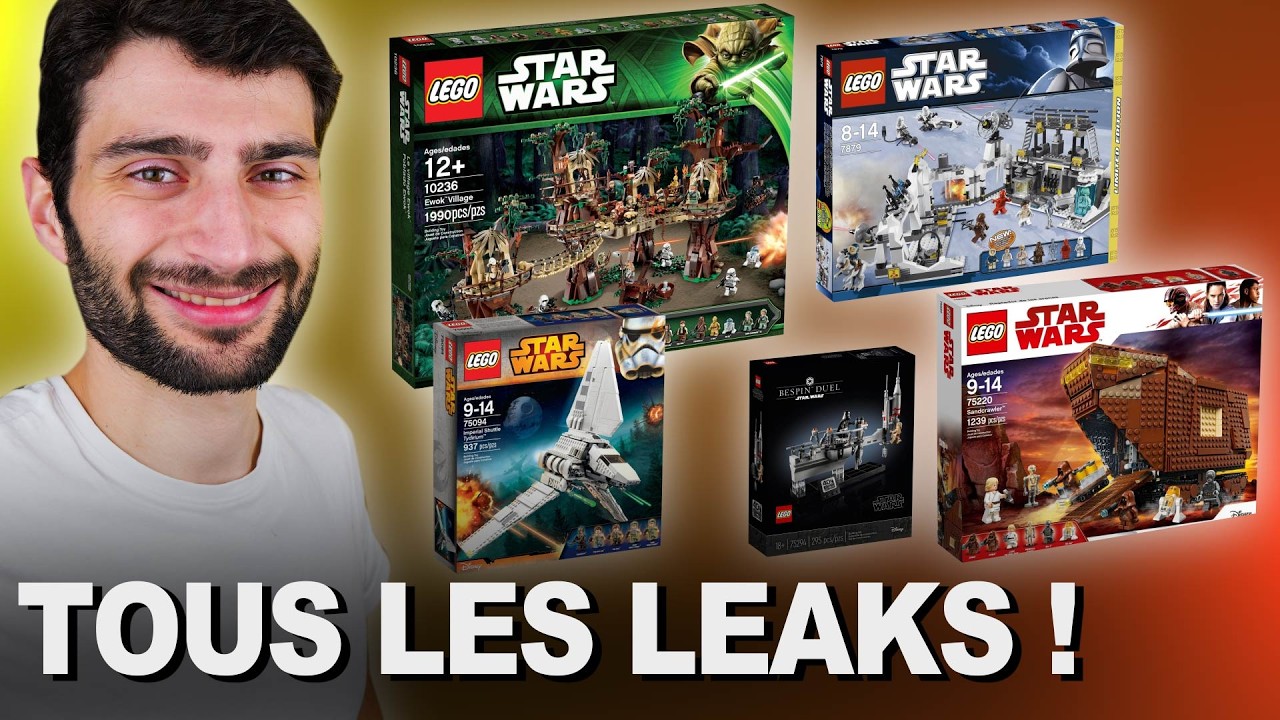 TOUS les SETS LEGO STAR WARS de 2026 ont FUITÉ !!