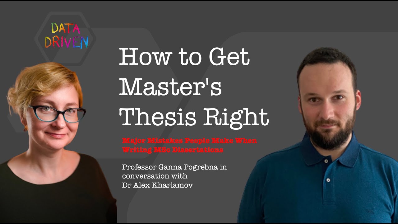 How to Get Master's #Thesis Right: Major #Mistakes People Make When Writing #MSc #Dissertations