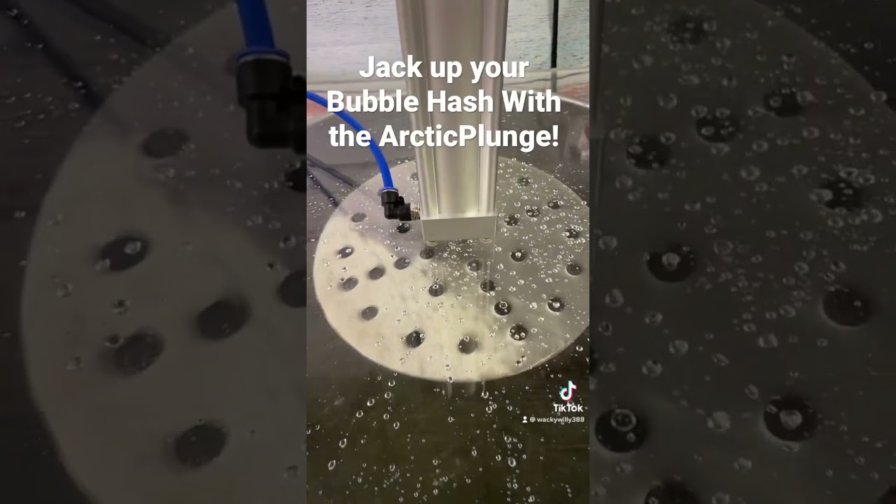 Wacky Willys Ice and Water Hash Mixer. Agitation with No Drill Shredding the Plant!