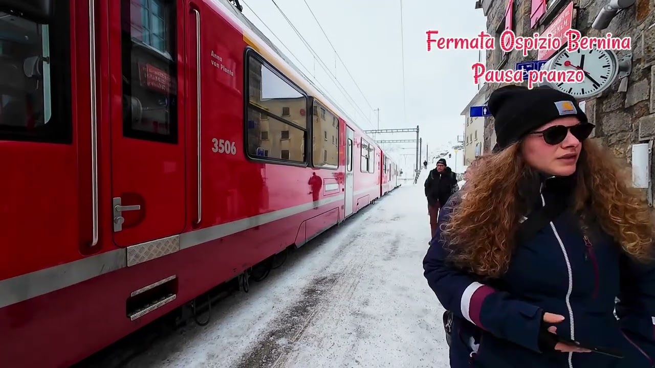 In gita sul TRENINO ROSSO del BERNINA