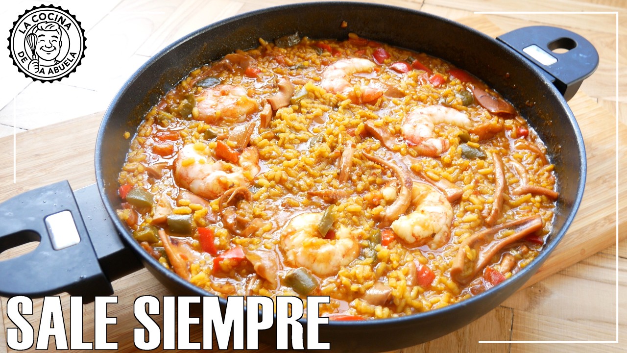 ARROZ MELOSO MARINERO para TODA la FAMILIA 🍚😋 | Fácil, Rápido y con lo que tengas en casa