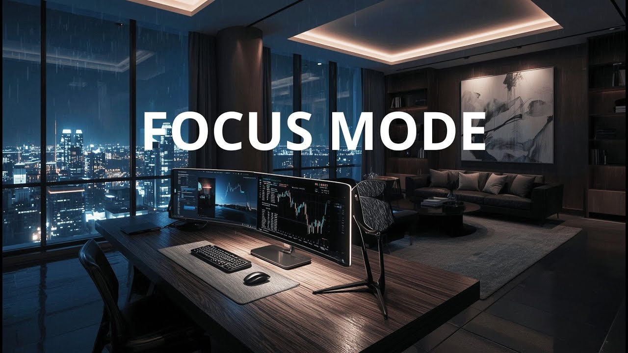 Clean Ambient Focus Music | Static Synth Pad for Deep Concentration (65 BPM)