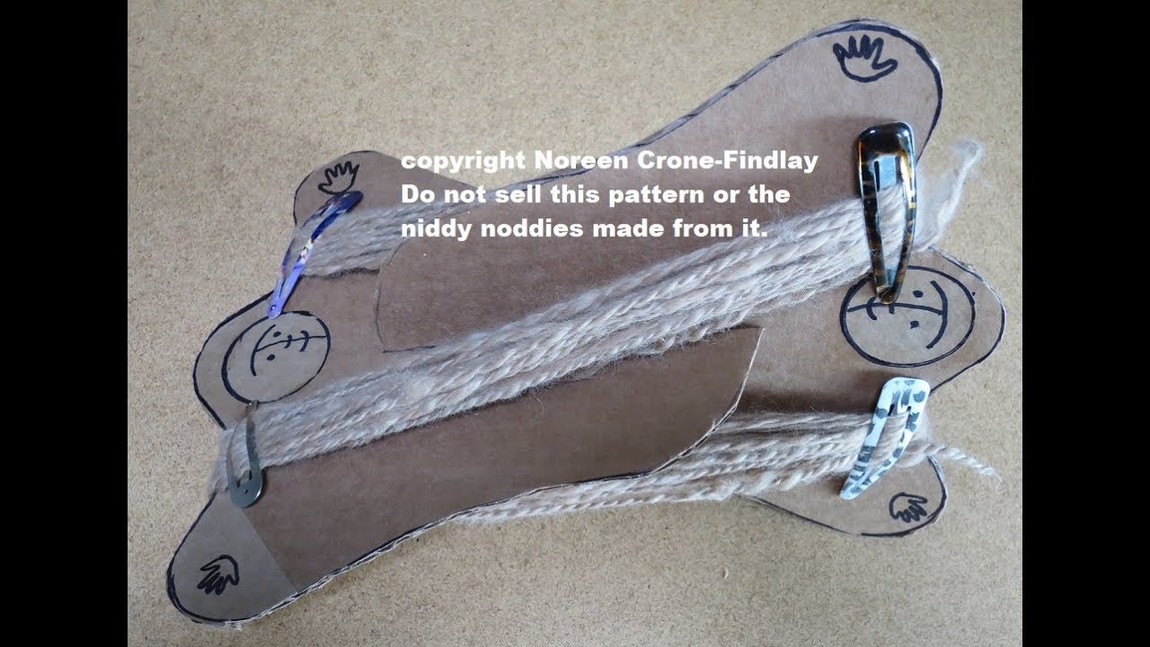 How to make a Niddy Noddy from Cardboard
