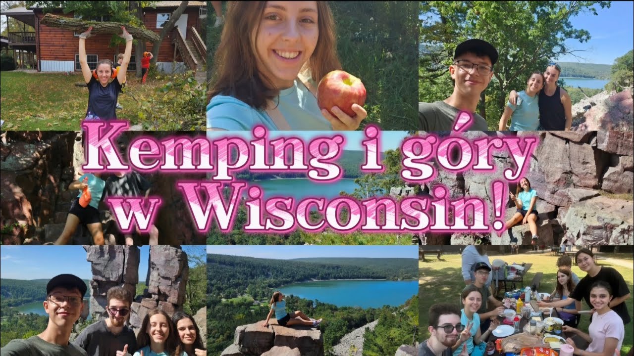 Kemping i góry w Wisconsin! || USA exchange vlog🇵🇱🇺🇸