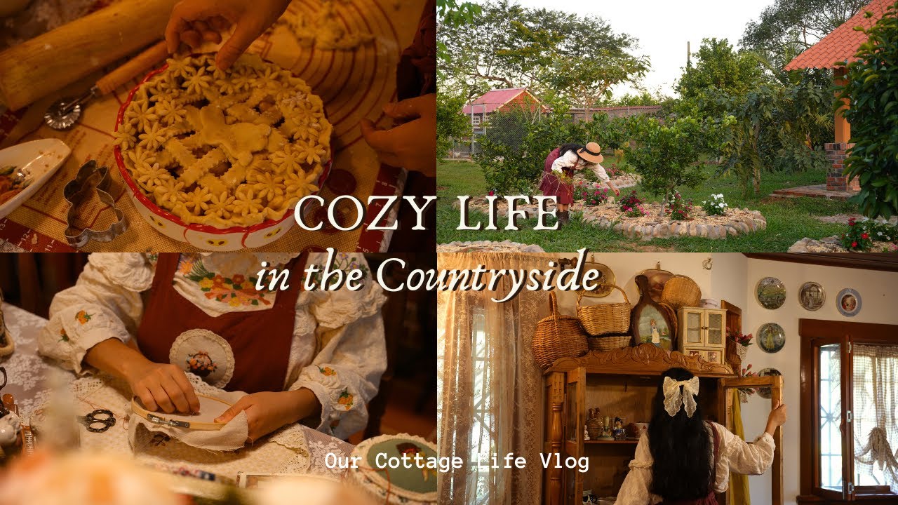 🕯️🧺Cozy and Beautiful Life in the Countryside | Slow and Quiet Farm Life 🐣🌸🧺